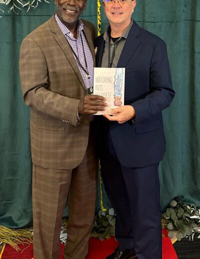 Devo Blackwood with author Ray Leight